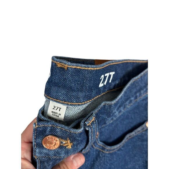 J.Crew Womens Denim Demi Boot Crop Jeans Size 27T Cotton & Lycra Blue - Picture 4 of 9